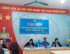Đại hội Công đoàn TH Nguyễn Huệ lần thứ VIII nhiệm kỳ 2023-2028 Đại hội Công đoàn TH Nguyễn Huệ lần thứ VIII nhiệm kỳ 2023-2028